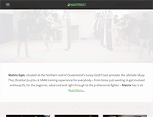 Tablet Screenshot of matrixgym.com